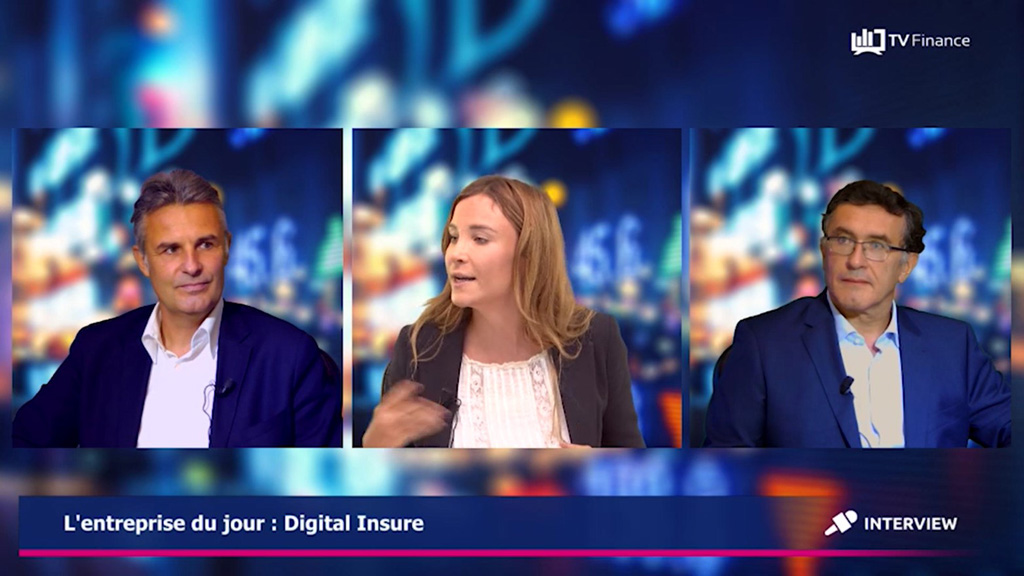 Les fondateurs de Digital Insure, Fabrice Couturier et Jean Orgonasi, sur TV Finance